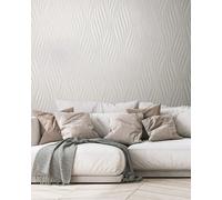 Marburg non-woven wallpaper 34258 waves concrete look white pearl (4,26£/1qm)