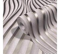 Marburg non-woven wallpaper 34259 waves concrete look gray beige gold (4,26£/1qm
