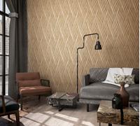 Marburg non-woven wallpaper 34262 waves concrete look brown gold (4,26£/1qm)