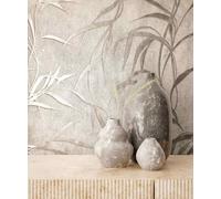Galerie Urban Textures Tree Leaf Silver Grey Wallpaper 34286, Silver