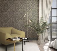 Galerie Urban Textures Damask Black Wallpaper 34297, Black