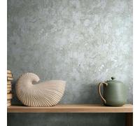 marburg Wallpaper Grey Green Concrete Look Plain Structure Modern for Living Room Bedroom Kitchen 10.05 x 0.53 cm