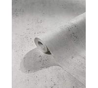 Marburg Wallpaper Grey Silver Concrete Look for Bedroom or Living Room Non-Woven Wallpaper 100% Made in Germany Premium Quality 10,05 x 0,53m