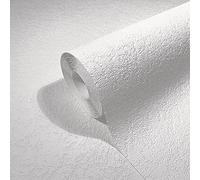Marburg Wallpaper White Structure Plaster Optic for Living Room Bedroom 100% Made in Germany 10.05 x 0.53m