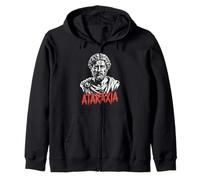 Marc Aurel Ataraxia Stoic Philosopher Zip Hoodie