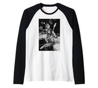 Marc Bolan T Rex On Set of Rock On with 45 TV Show 1975 Raglan Baseball Tee