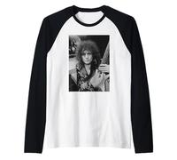 Marc Bolan T Rex On Stage for Rock On with 45 TV Show 1975 Raglan Baseball Tee