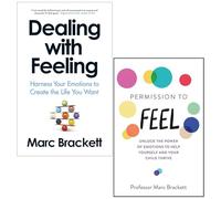 Marc Brackett Collection 2 Books Set (Dealing with Feeling & Permission to Feel)