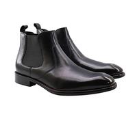 Marc Brunell Mens Real Leather Chelsea Boots Gusset Elastic Pull On in Wooden Gift Box Plus Extras (Black (Charles), uk_footwear_size_system, adult, men, numeric, medium, numeric_11)