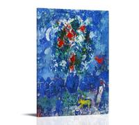 Márc Chágall The Bouquet Classic Masterpiece Poster Picture Print Wall Art Painting Canvas Artworks Idea Room Aesthetic 20x30inch(50x75cm)