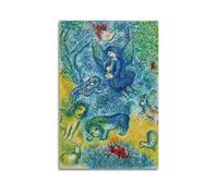 Márc Chágall《The Magic Flute 》Print Poster Wall Art Canvas Prints Hanging Picture Home Decors Idea 16x24inch(40x60cm)