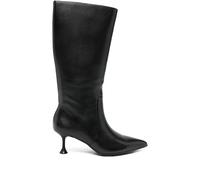 Marc Ellis 60mm pointed leather boots - Black 36