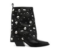 Marc Ellis 65mm stud-embellished boots - Black 36