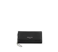 Marc Ellis New York Women's Shoulder Bag Textile Polyurethane 19.5 x 9.5 x 3.5 cm, Black And Silver, Taglia Unica