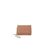 Marc Ellis New York Women's Wallet Textile Polyurethane 14 x 9.5 x 3.5 cm, Leather and Gold, Taglia Unica
