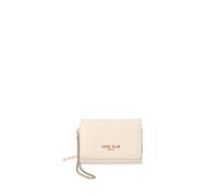 Marc Ellis New York Women's Wallet Textile Polyurethane 14 x 9.5 x 3.5 cm, Milk And Gold, Taglia Unica