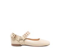 Marc Ellis studded buckle ballet flats - Neutrals 38
