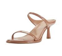 Marc Fisher LTD Women's Alonde Heeled Sandal, Medium Brown Patent Leather 210, 2.5 UK