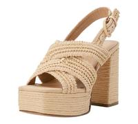 Marc Fisher LTD Women's Caddy Heeled Sandal, Light Natural 110, 4 UK