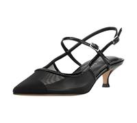 Marc Fisher LTD Womens Ceddy, Black Mesh/Patent Leather 001, 5.5 UK