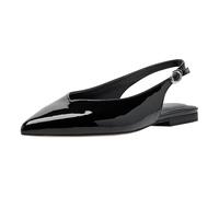 Marc Fisher LTD Women's Gabra Ballet Flat, Black Patent Leather 001, 2 UK