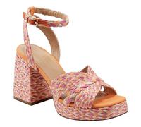 Marc Fisher LTD Women's Janie Heeled Sandal, Pink Multi 660, 4 UK