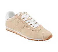 Marc Fisher LTD Women's Teddy Sneaker, Light Natural Suede 110, 4 UK