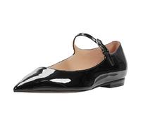 Marc Fisher LTD Women's Trella Mary Jane Flat, Black Patent Leather 001, 5.5 UK