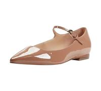 Marc Fisher LTD Women's Trella Mary Jane Flat, Medium Natural Patent Leather 210, 7 UK