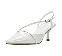 Marc Fisher Women's Illie Pump, White Patent 140, 8 UK