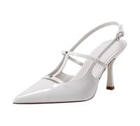 Marc Fisher Women's Remmi Pump, Ivory Patent 150, 2.5 UK