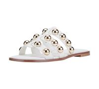 Marc Fisher womens Zalary, White/Gold 140, 8 UK