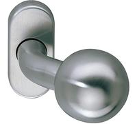 Marc Hesi Stainless Steel Door Handle on Oval Rose Fixed Lever Fixed knob 1 Stück | Stainless Steel