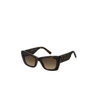 MARC JACOBS 864/S Women's Cat Eye Thick Frame Sunglasses, Brown, Women Brown