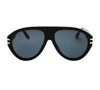 Marc Jacobs All-Over Brand Logo Black Sunglasses - One Size