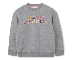 Marc Jacobs - Cotton Fleece Sweatshirt - Chine Grey - Girl - 12+ Years