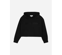 MARC JACOBS Girl Cropped Logo Hoodie in Black - Black - 4 Yrs