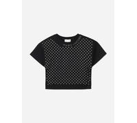 MARC JACOBS Girls Diamante Daisy Crop Top in Black - Black - 6 Yrs