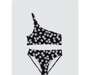 MARC JACOBS Girls' One-Shoulder Floral Print Bikini - Size: 8 - female