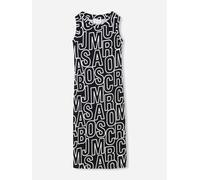 MARC JACOBS Girls Sleeveless Logo Dress in Black - Black - 8 Yrs