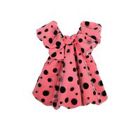 Marc Jacobs Kids polka-dot bow-detail dress - Pink 3-4-5-6-8-10-12-12+