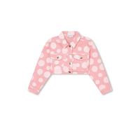 Marc Jacobs Kids polka dot-print denim jacket - Pink 2-12-12+