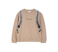 Marc Jacobs Kids trompe l'oeil backpack-print sweatshirt - Neutrals 2-3-4-5-6-8-10-12-12+