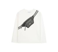 Marc Jacobs Kids trompe l'oeil-print long-sleeve T-shirt - White 2-3-4-5-6-8-10-12-12+