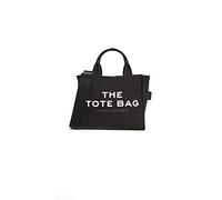 MARC JACOBS Women's The Small Tote Bag, Black, 26x13x21