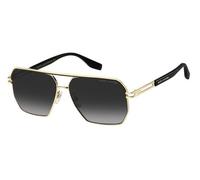 Marc Jacobs Man MARC 584/S RHL/9O Sunglasses Metal Black/Gold Grey Squared Normal Shaded