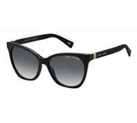 Marc Jacobs Women's Marc 336/S Cat Eye Sunglasses Black/Gray Shaded