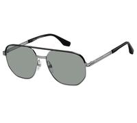 Marc Jacobs MARC 469/S 85K/QT Man Sunglasses Metal Black Grey Squared Normal