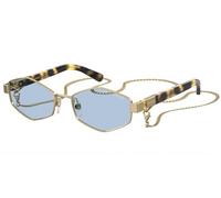 Marc Jacobs Women's Oval Gold Havana Blue MARC 496/S Marc Jacobs Gold One Size