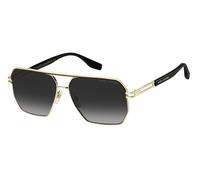 Marc Jacobs Men's Aviator Gold Black Dark Grey Gradient MARC 584/S Marc Jacobs Gold One Size